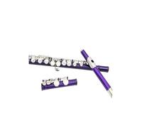 Flute 16-hole Flute In C Key White Copper Body Purple High Value Beautiful Sound