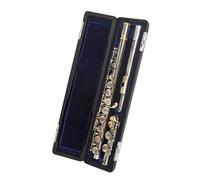 flute 16 Holes C Key Flute Close/Open Flute Cupronickel Concert Transverse Flute Musical Instrument With E Key Accessories