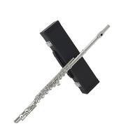 flute 16 Holes Flute C Tone Closed Hole Silver Plated Cupronickel Flute Woodwind Instrument With Leather Case