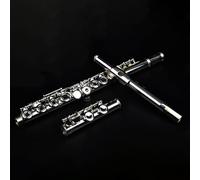 Flute 16-key Open-hole Silver-plated Tubular Flute Beginners Open-close Flute