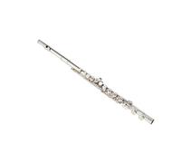 Flute 16 Open And Closed Hole Flute Silver Plated C Key Beginner Adult Test Playing Instrument(French keys)