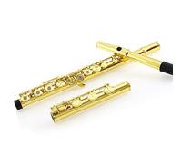 Flute 17 Opening And Closing Holes Dual-use Nickel-silver Flute 18K Gold-plated Professional Orchestra Playing The Flute flute instrument