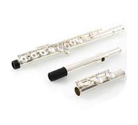 Flute C Tune 16 Hole Open And Closed Hole Dual-purpose Nickel Silver Mouthpiece Children's Students Beginners Entry-level Examination Playing Instrument 92S