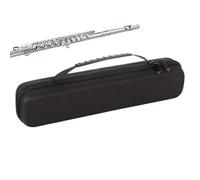 Flute Case - 14x3 inch Flute Protective Case, Modular Compartment Design | EVA Curling Iron Travel Case with Zipper, Waterproof Padded Carrying Bag