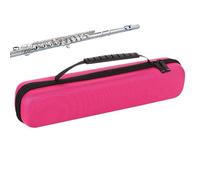 Flute Case - 14x3 inch Flute Protective Case, Modular Compartment Design | EVA Curling Iron Travel Case with Zipper, Waterproof Padded Carrying Bag
