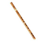Flute Chinese Traditional 6 Holes C Key Bamboo Flute Vertical Flute Clarinet Musical Instrument Kids Wood Color