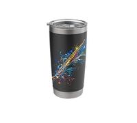 Flute Comic Stainless Steel Insulated Tumbler