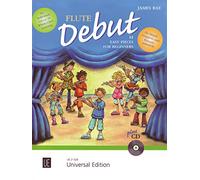 Flute Debut - 12 Easy Pieces for Beginners: Zwölf leichte Stücke für den Anfang im Einzel-, Gruppen- und Klassenunterricht. für 1-2 Flöten mit CD oder ... "The National Flute Association Award" 2012
