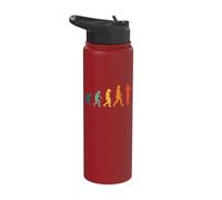 Flute Evolution Retro Transverse Flute Vintage Flutist Stainless Steel Insulated Water Bottle