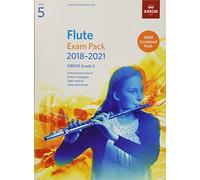 Flute Exam Pack 2018-2021, ABRSM Grade 5: Selected from the 2018-2021 syllabus. Score & Part, Audio Downloads, Scales & Sight-Reading (ABRSM Exam Pieces)