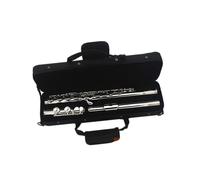 flute Flute 16 Holes E Key C Tune Tail Nickel Plated Silver Instrument Beginner Grade Examination Professional Performance (Color : Cloth bag)