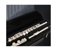 Flute Flute Easy To Play 16 Keys Silver-nickel Plated Professional Performance(Silver)
