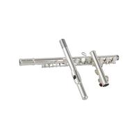Flute Flute Instrument C Key 16 Hole Nickel Plated Silver Plated Flute Beginners Play(A)
