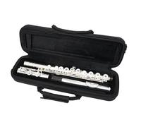 Flute Flute Instrument Silver-plated 16-hole 17-hole Open-closed-hole Dual-purpose Flute Instrument C Has A Wider Range(16 hole)
