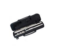 Flute Flute Standard Closed Hole Beginner Adult Teaching Professional Performance(Silvery white)