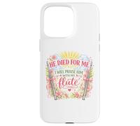 Flute Flutist Player Musician Easter Jesus Risen Girl Women Case for iPhone 15 Pro Max