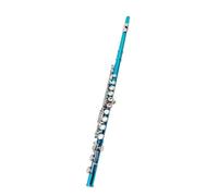 Flute for Beginner Colorful 16-hole Closed-hole Flute C Key E Key Flute For Beginners To Practice Professionally(B)