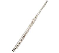 Flute for Beginner Silver-plated Keys Offset G Key System Flute B Footjoint Split E Mechanism 17 Holes Professional Flute Flute Instrument