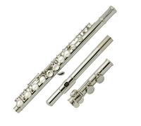 flute for beginners 16-hole flute nickel-plated C-key flute instrument Silver-plated colored flute