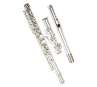 flute for beginners 16-hole silver-plated closed-hole silver-plated closed-hole tail flute for beginners and grade examination