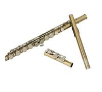 flute for beginners 16 Holes Flute Gold-plated Silver Keys Flute Closed Hole E Key Woodwind Instrument Flute With Bo