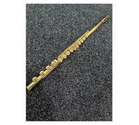 Flute for Beginners 17 Hole B Tail Open And Close Dual-use Sub-gold Silver Plated Adult Professional Instrument(Gold-plated)