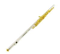 flute for beginners 18-hole open flute silver mouthpiece yellow keys professional performance orchestra flute instrument