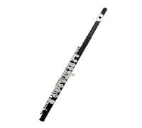 flute for beginners Black 16-hole flute C key white copper tube body is suitable for beginners to play the test