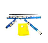 flute for beginners Blue Flute 16 Close Holes C Keys Instrument Cupronickel Nickel Plated Blue Flute With E Key