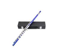 flute for beginners Dark blue 16-hole flute C key white copper body suitable for beginners to play the test