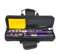 flute for beginners Flute 16 Close Holes C Keys Instrument Cupronickel Nickel Plated Purple Flute With E Key