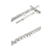 flute for beginners Flute Instrument Beginner Professional Playing 16 Hole Silver-plated Closed Hole Flute Instrument