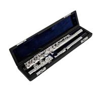 flute for beginners Flute Professional Cupronickel Opening C Key 16 Hole Flute Silver Plated Musical Instruments With Case and Accessories