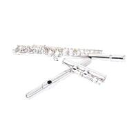 flute for beginners Flute white copper body playing 17 holes C key white copper open hole silver plated