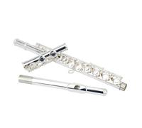 flute for beginners Nickel Silver 16 Hole Closed Hole Flute Instrument Silver Plated C Key Professional Performance