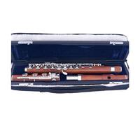 flute for beginners Redwood Flute 17 Open Hole Silver Plated E Key Rosewood Professional Flute