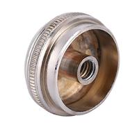 Flute Head Crown Replacement Silver with Anti Slip Design Standard Size for YAMAHA Student Flutes and Band Instruments