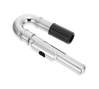 Flute Head Mouthpiece Replacement Manual Elbow Silver