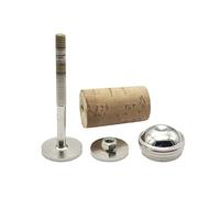 Flute Headjoint Cork Plug Cover Crown, Flute Stopper Plug and Crown Repair Parts Replacement for Flute Musical Instrument Repair Parts Kit