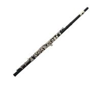 flute instrument Flute 17 Open Hole Black Alloy Key Flute Beginner Performance Flute