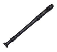 Flute Instrument For Starters Pure Black Matte Alto Recorder, School Teaching Baroque Recorders, 8-hole Flute Instrument, With Storage Bag + Fingering Table
