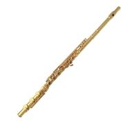 Flute Instrument Gold-plated 17-key Flute Instrument Key Open Hole Closed Hole Dual-purpose Professional Nickel Silver Flute
