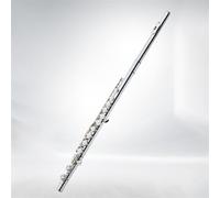 Flute kit 16 Closed Hole C Tune Silver Plated Flute Instrument Professional Beginner Exam Professional Performance