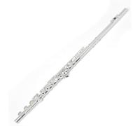 Flute kit 17-hole E-key Nickel-plated Silver Open-hole Dual-purpose C-key Flute Performance-level Flute Exam Flute Flute