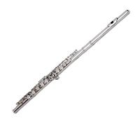 Flute kit 17 Open/Close Holes C Key Flute Instrument Cupronickel Silver Plated Flute With E Key(Open)