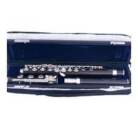 Flute kit 17 Open Hole Redwood/Ebony Flute Silver Plated E Key Rosewood Professional(Ebony)