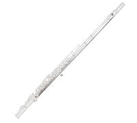 Flute kit Flute Instrument 16 Holes Closed Hole Nickel Silver Flute Instrument C Key Beginner Exam Major(Nickel)