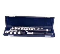 Flute kit Open Hole 17 Holes Ebony Flute Silver Plated E Key Grenadilla Wood Professional Flute