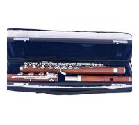 Flute kit Professional Flute Redwood Flute 17 Open Hole Silver Plated E Key Rosewood Flute