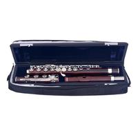 Flute kit Professional Redwood Flute 17 Open Hole Silver Plated With E Key